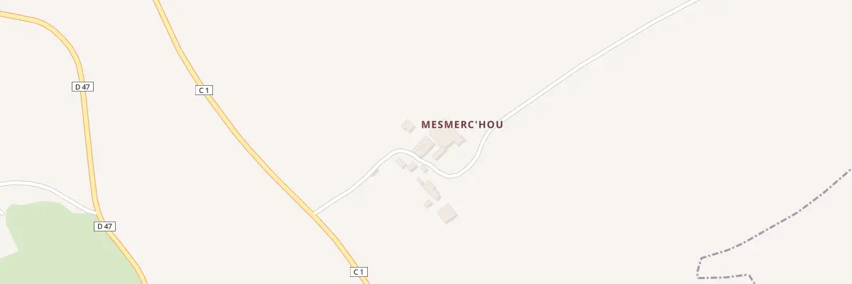Plan du 1 Mesmer C’hou à Irvillac