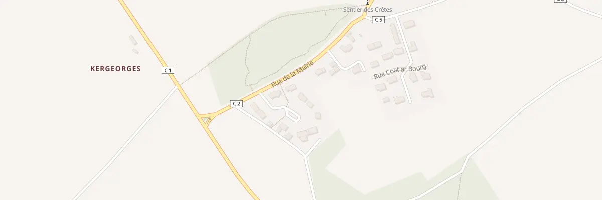 Plan du 3 Rue Coat Fao à Tréflévénez