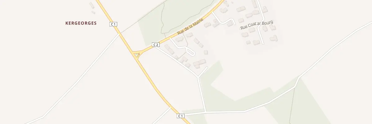 Plan du 8 Rue Coat Fao à Tréflévénez