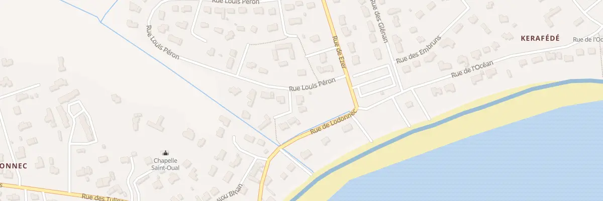Plan du 54 Rue Louis Peron à Loctudy