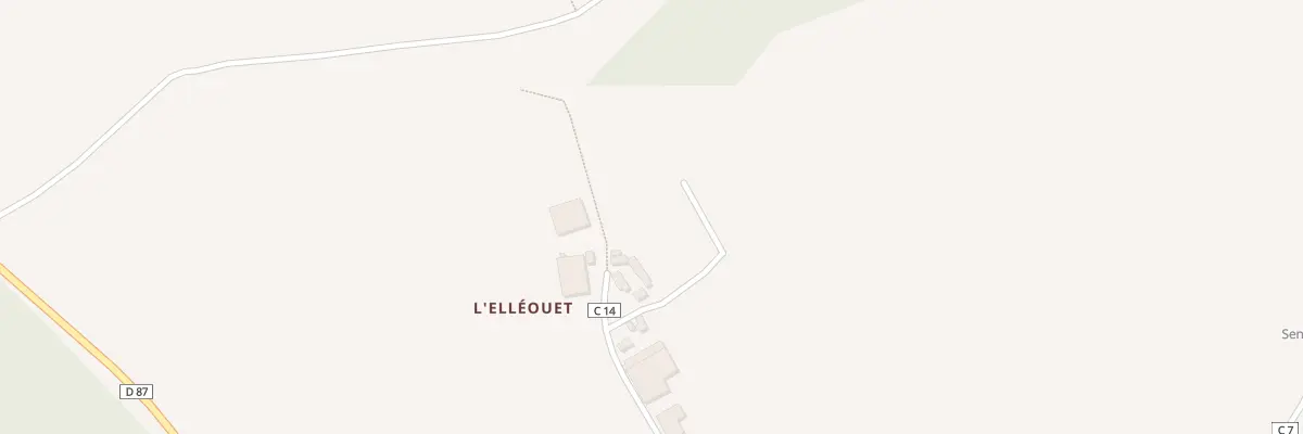 Plan du 29 Elleouet à Tréflévénez