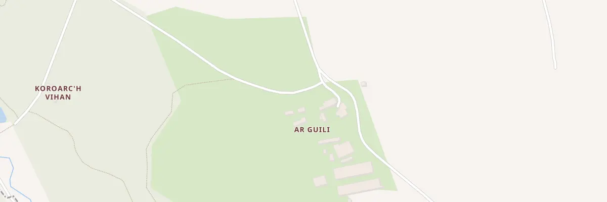 Plan du 319 Ar Guili Izela à Plomelin
