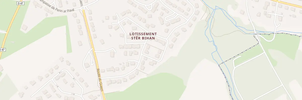 Plan du 24 Rue de l’Odet au Faou