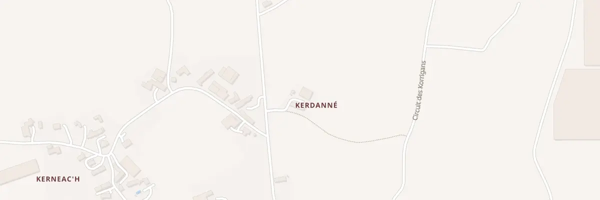 Plan du 630 Kerdanne à Plouescat