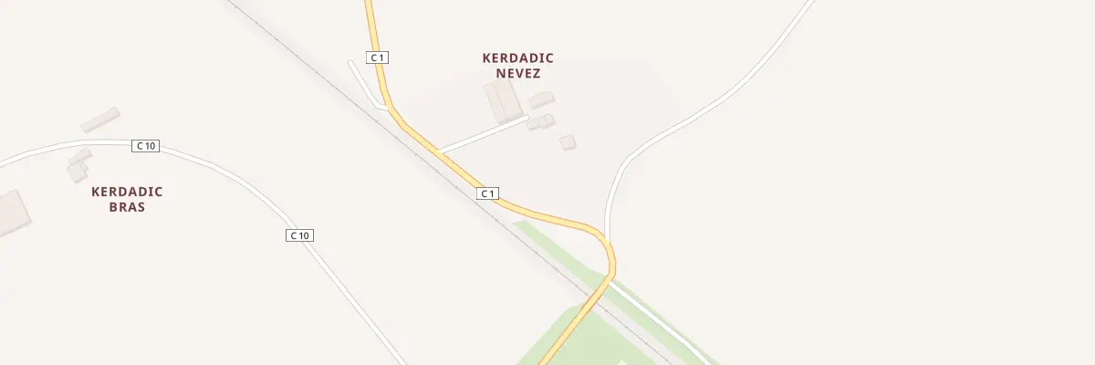 Plan du 4 Kerdadic Nevez à Irvillac