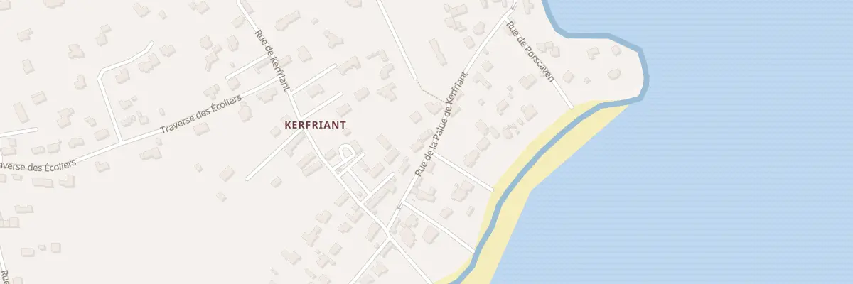 Plan du 16 Rue de la Palue de Kerfriant à Loctudy