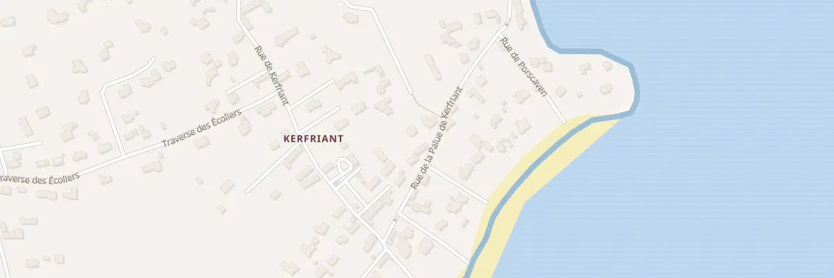 Plan du 14 Rue de la Palue de Kerfriant à Loctudy