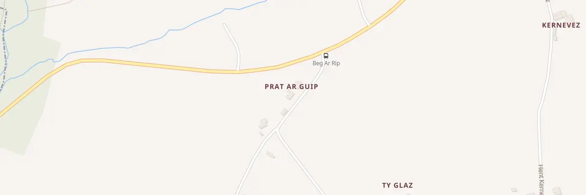 Plan du 200 Prat Ar Guip à Plomelin