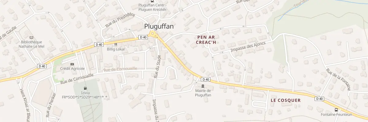 Plan du 17 Rue de Quimper à Pluguffan