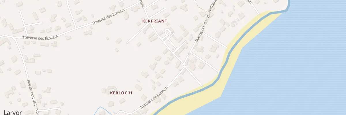 Plan du 52 Rue de Kerfriant à Loctudy