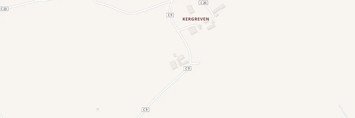 Plan du 236 Kergreven à Tréflévénez