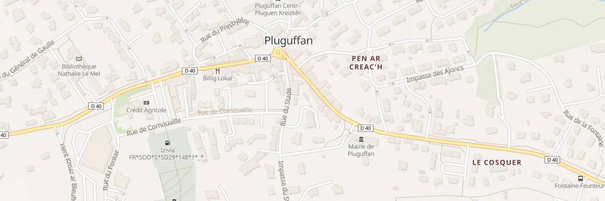 Plan du 7 Imp du Stade à Pluguffan