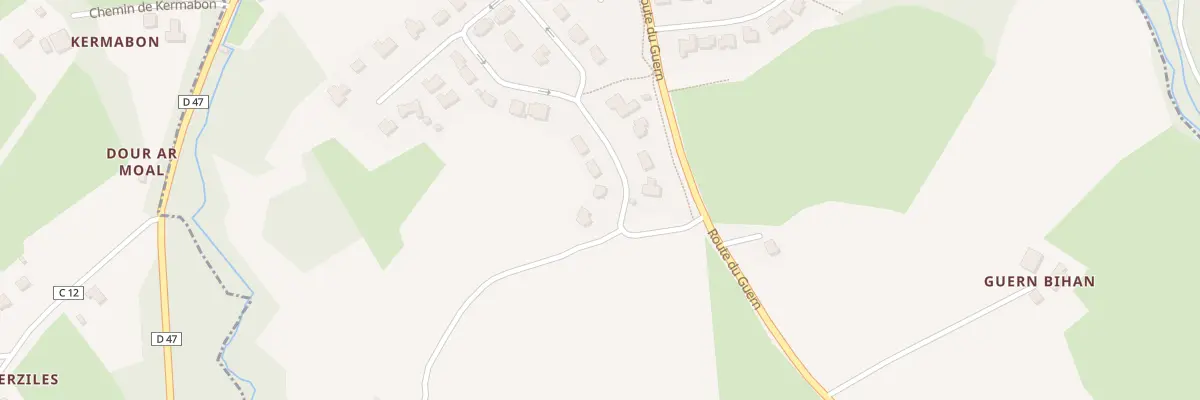 Plan du 4 Rue de Rangourlay au Faou