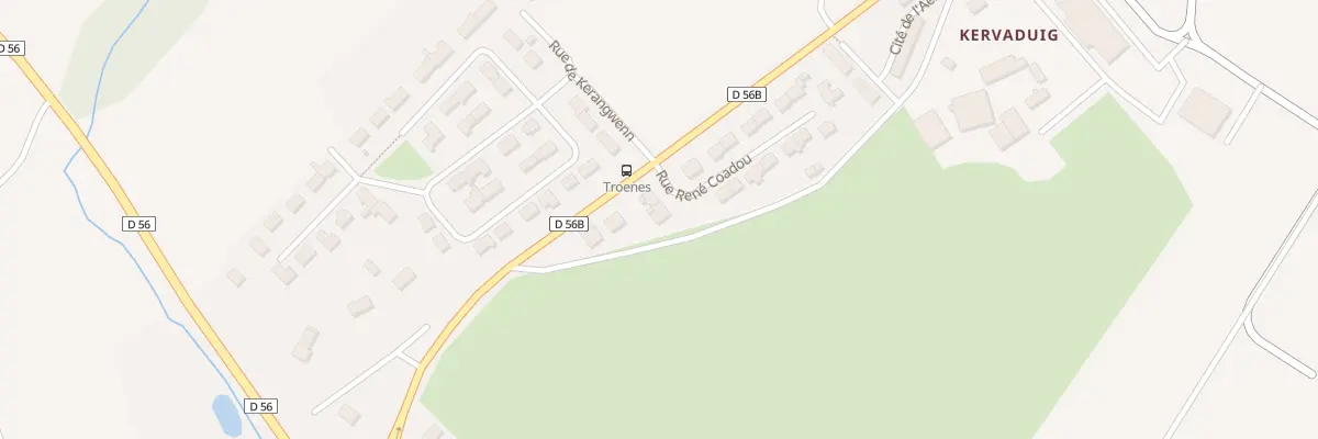 Plan du 4 Rue René Coadou à Pluguffan