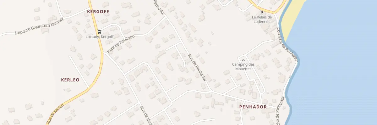 Plan du 23 Rue de Penhador à Loctudy