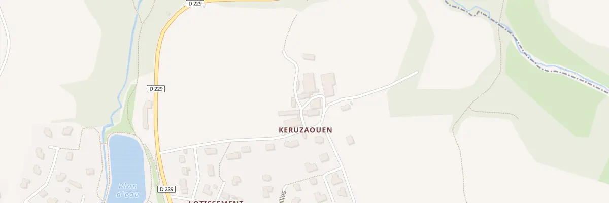 Plan du 15 Keruzaouen à Saint-Derrien