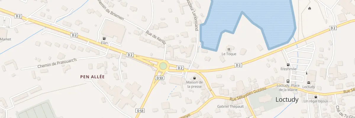 Plan du 18 Rue du Gen de Gaulle à Loctudy