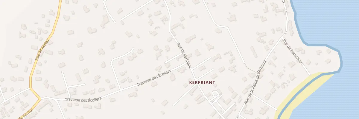Plan du 30 Rue de Kerfriant à Loctudy