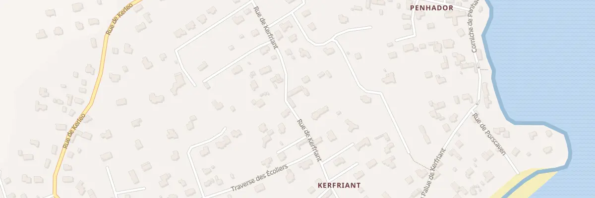 Plan du 19 Rue de Kerfriant à Loctudy