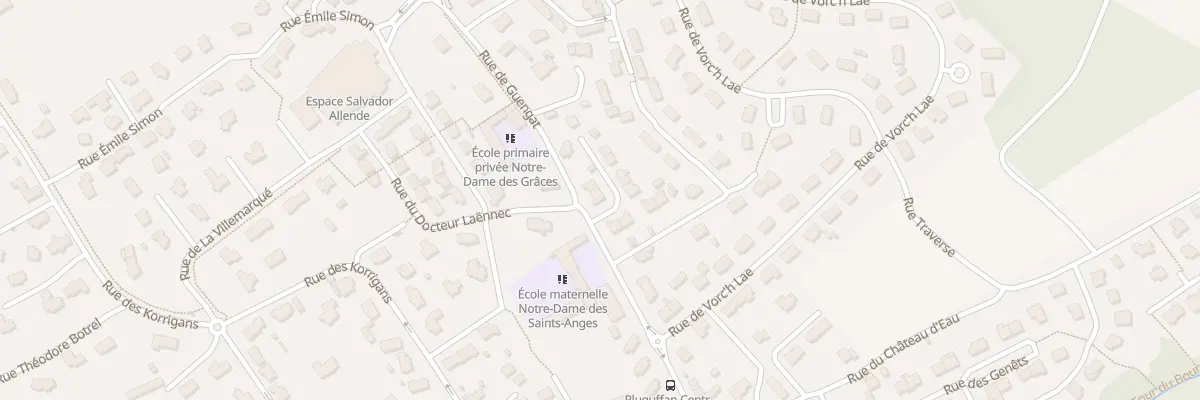 Plan du 1 Cité de la Croix des Missions à Pluguffan