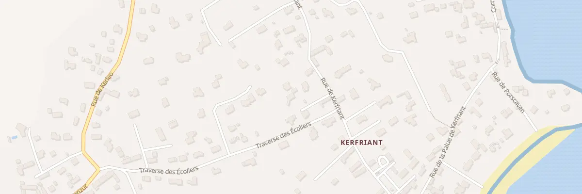 Plan du 28 Rue de Kerfriant à Loctudy