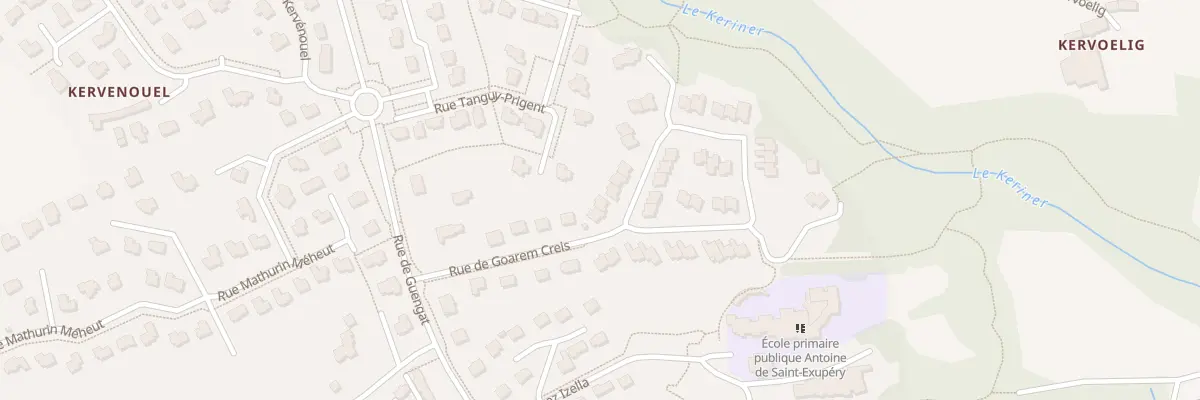 Plan du 56 Rue Goarem Creis à Pluguffan
