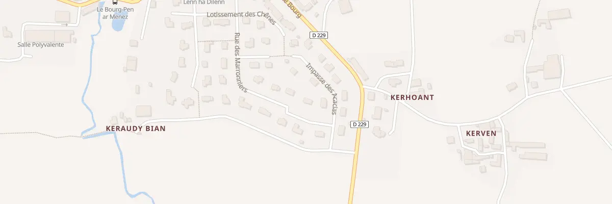 Plan du 17 Rue des Marronniers à Saint-Derrien