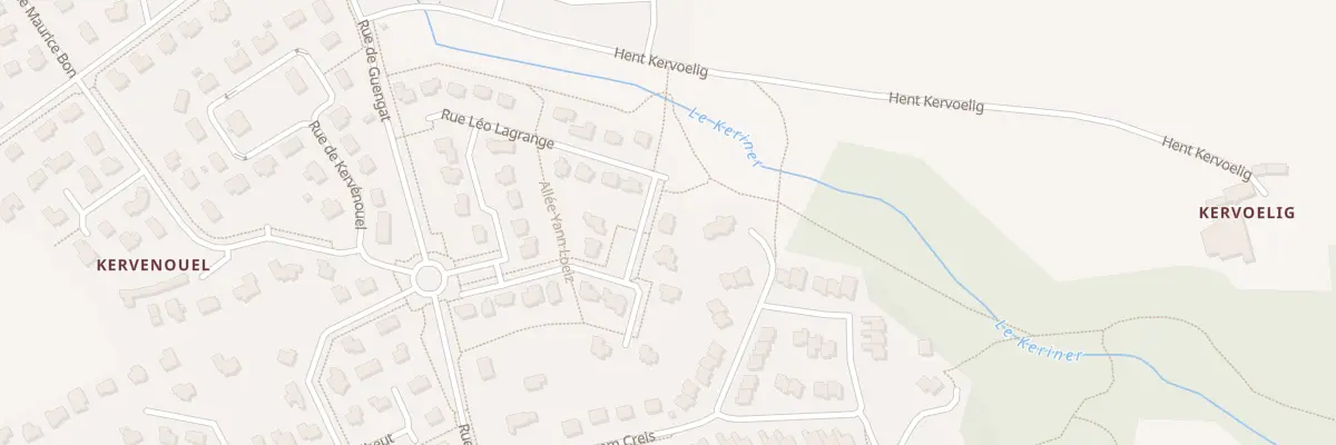 Plan du 26 Rue Francois Tanguy - Prigent à Pluguffan
