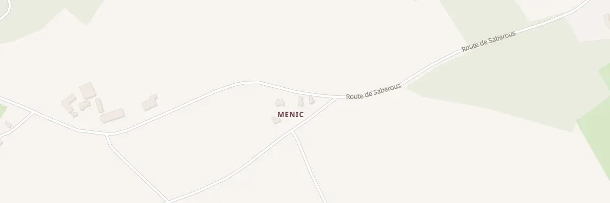 Plan du 55 Rte du Menic à Dinéault