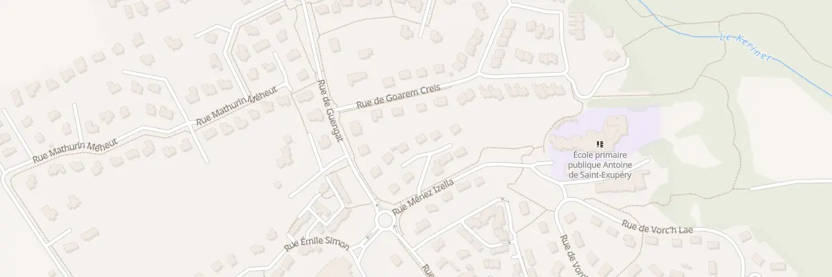 Plan du 6 Rue Menez Huella à Pluguffan