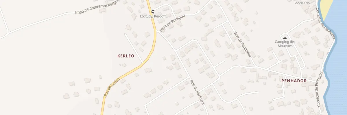 Plan du 4 Rue de Kerfriant à Loctudy