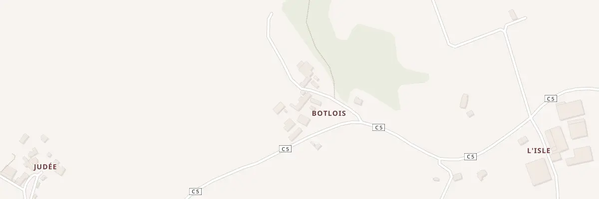 Plan du 2 Botlois à La Roche-Maurice