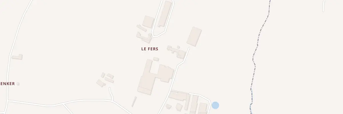 Plan du 5052 Le Fers à Lanhouarneau