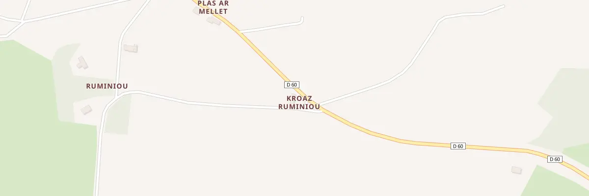 Plan du 30 Rte de Ruminiou à Dinéault