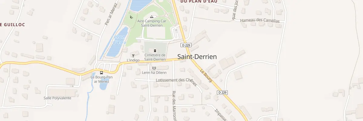 Plan du 28 Le Bourg à Saint-Derrien
