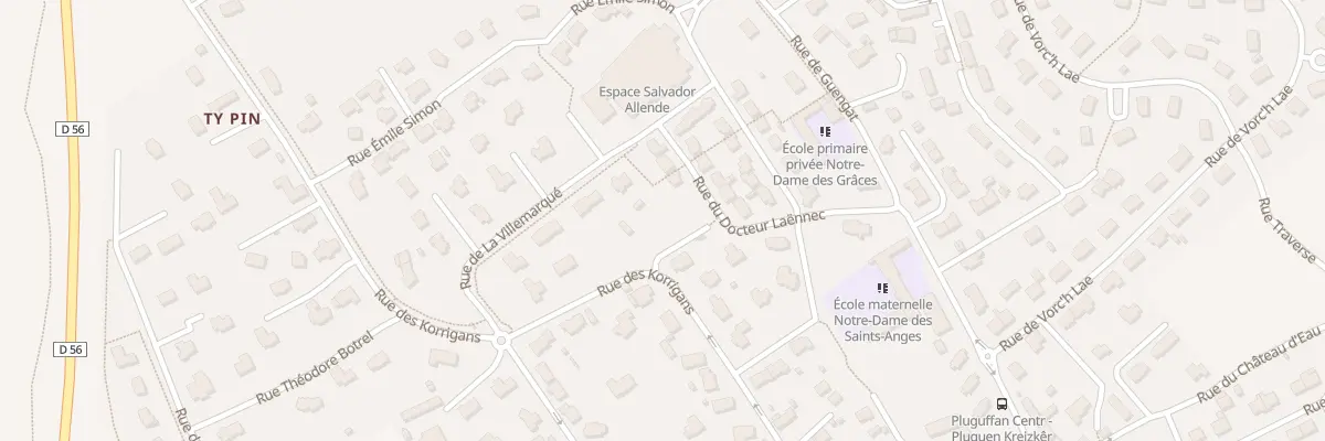 Plan du 18 Rue des Korrigans à Pluguffan