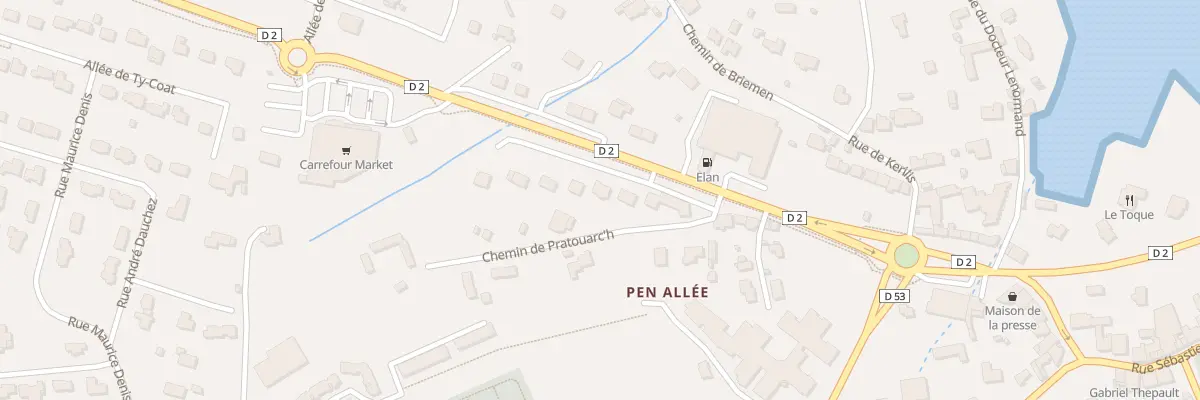 Plan du 33 Rue du Gen de Gaulle à Loctudy