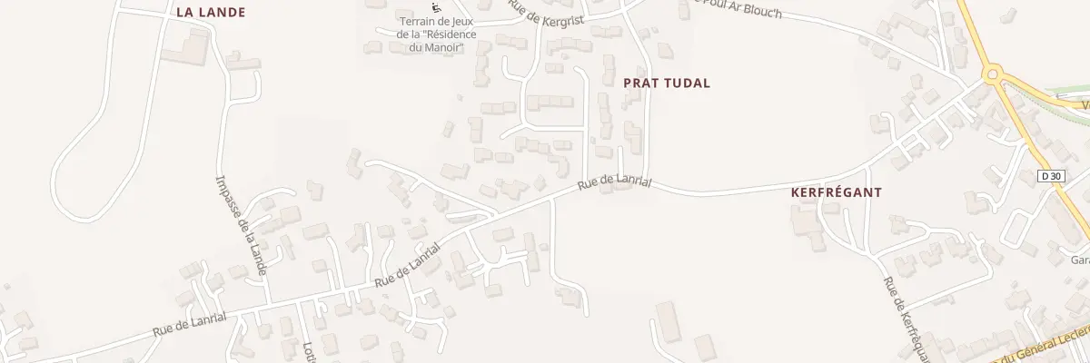 Plan du 24 Rue Lanrial à Plouescat