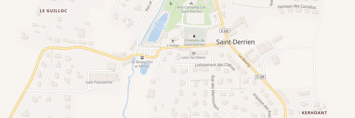 Plan du 7000E Le Bourg à Saint-Derrien