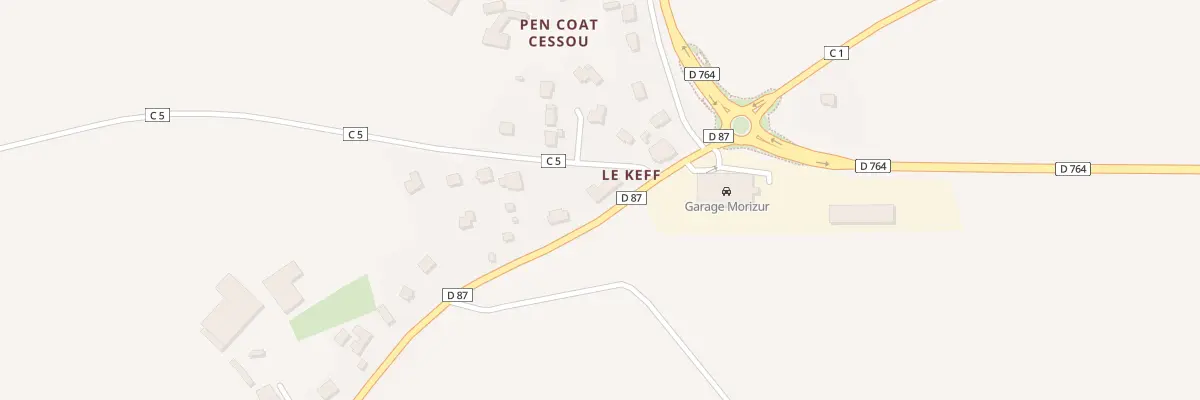 Plan du 21 Le Keff à La Martyre