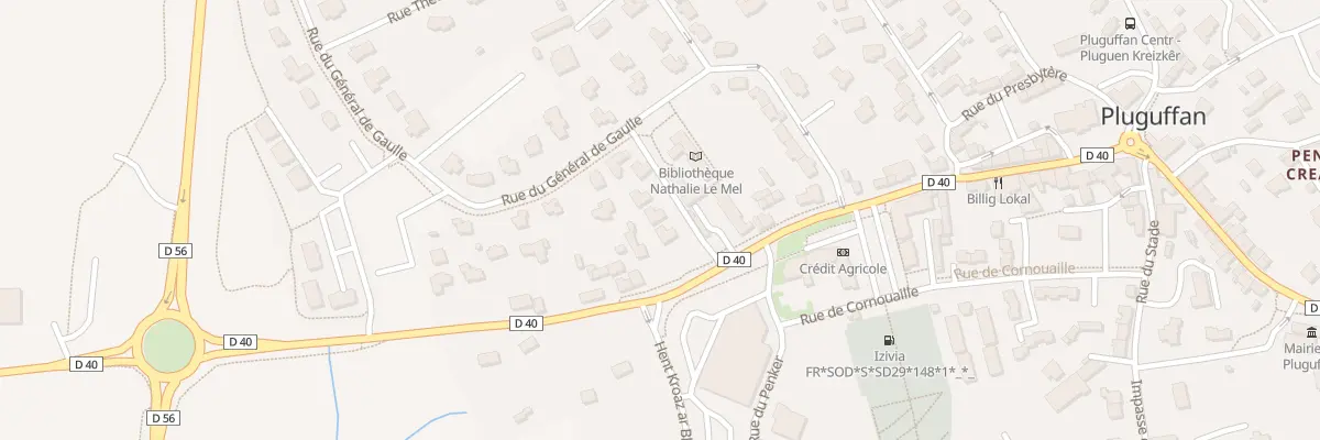 Plan du 5 Rue Alice Richard à Pluguffan