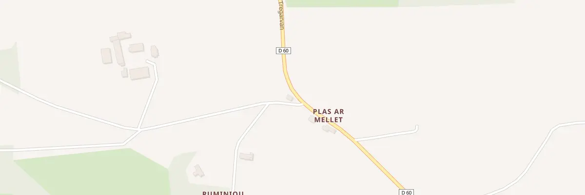 Plan du 75 Rte de Place Ar Mellet à Dinéault