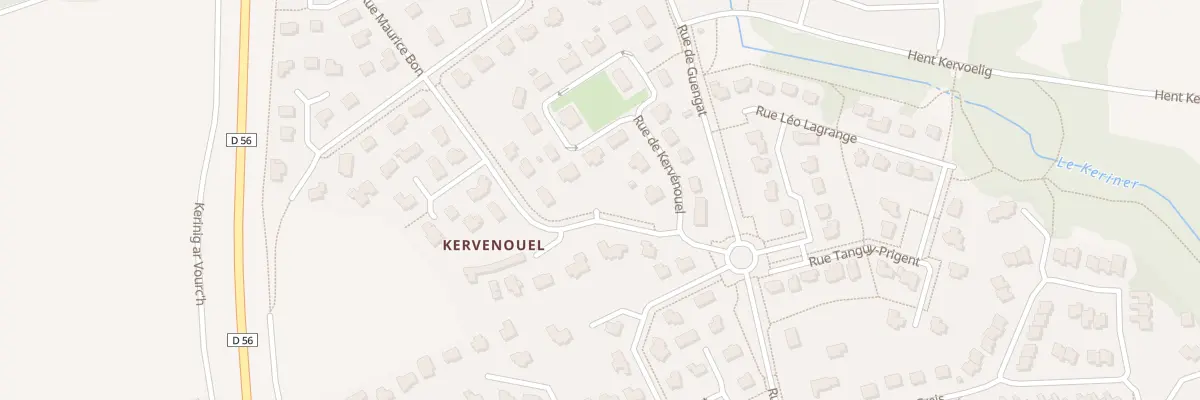 Plan du 2 Rue André Vasseur à Pluguffan