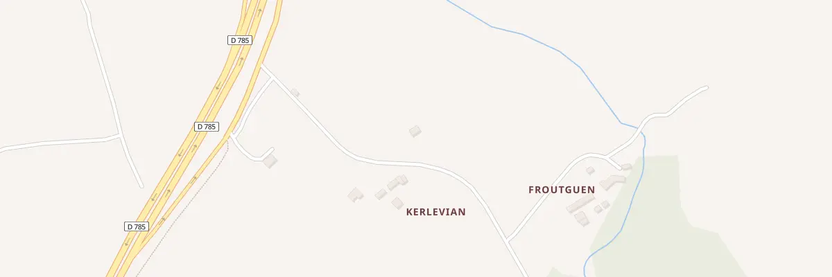 Plan du 2069F Froutguen à Combrit