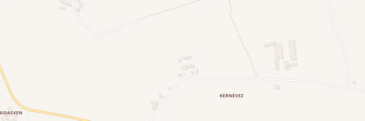 Plan du 5036 Kernevez Izella à Lanhouarneau