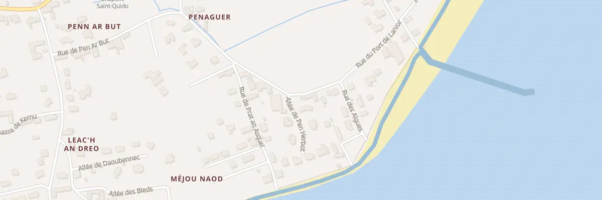 Plan du 24 Rue de Poulluen à Loctudy
