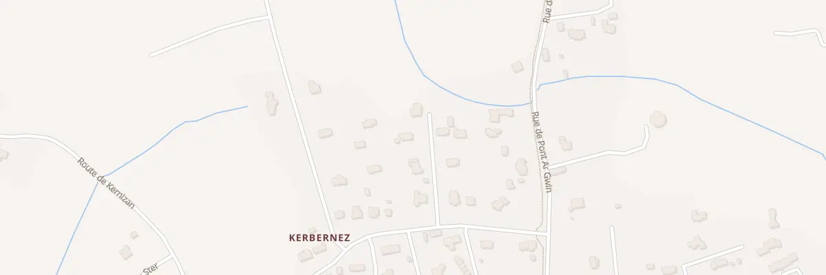 Plan du 12B Rue de Kerbernez à Loctudy