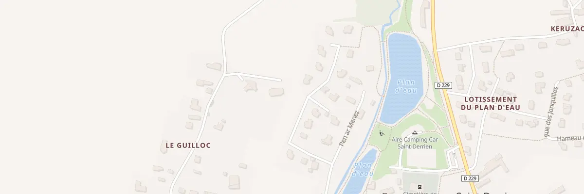 Plan du 44 Guilloc à Saint-Derrien