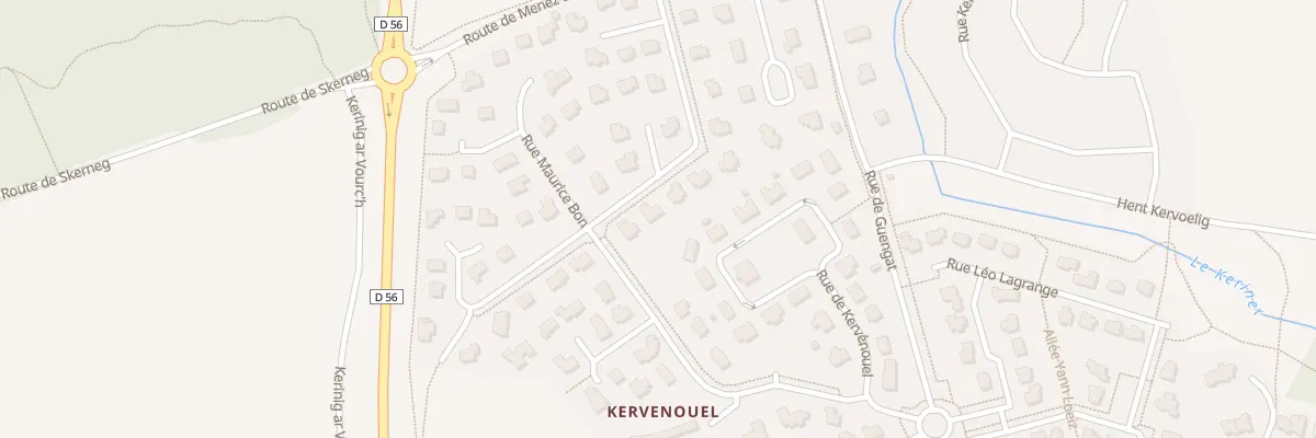 Plan du 17 Rue Jacques Andrieux à Pluguffan
