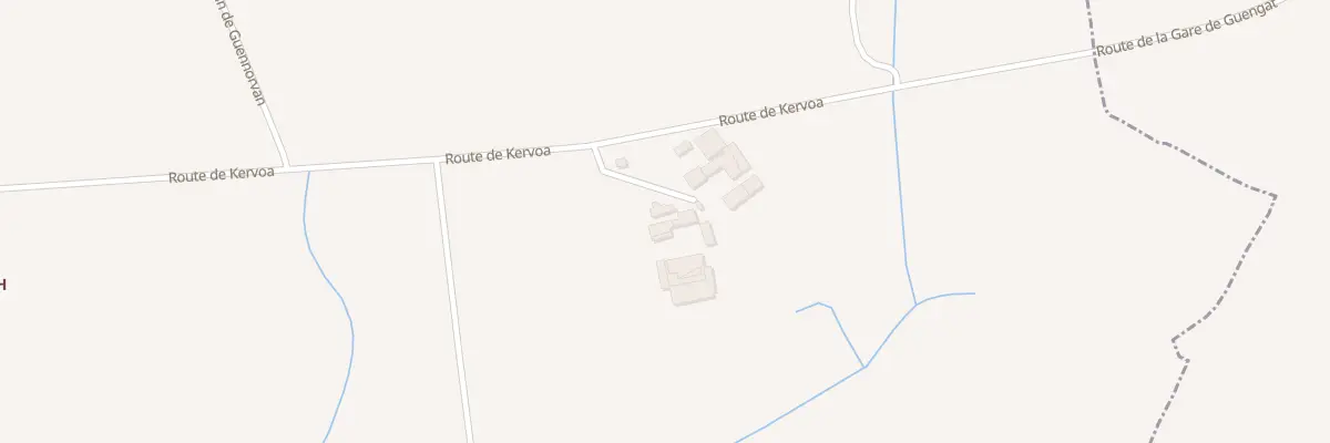 Plan du 4 Che de Kervoa à Guengat